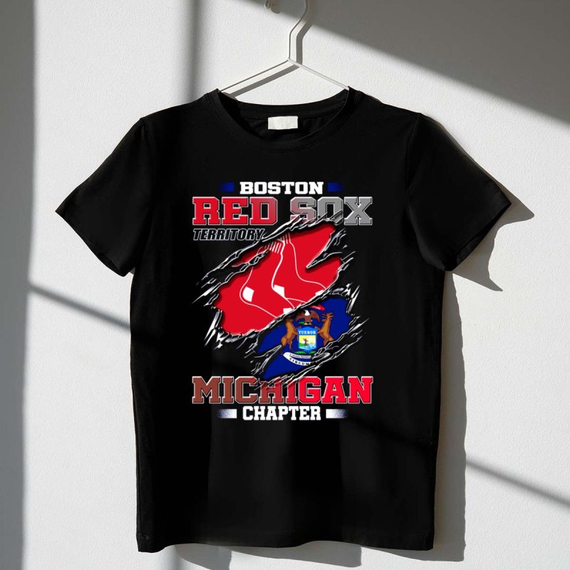 Boston Red Sox Territory Michigan Chapter T Shirt t shirt 1 1