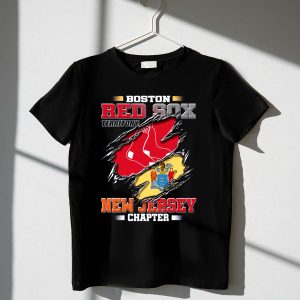 Boston Red Sox Territory New Jersey Chapter Graphic T-Shirt For Fans