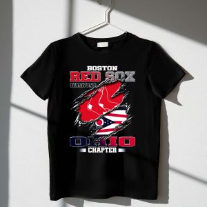 Boston Red Sox Territory Ohio Chapter Graphic T-Shirt For Fans