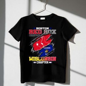 Boston Red Sox Territory T-Shirt – Wisconsin Chapter 1848 Fan Tee