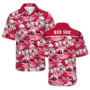 Boston Red Sox Tropical Hawaiian Shirt for Men - Island Style Apparel