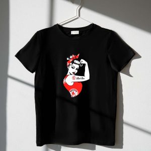 Boston Red Sox Rosie The Riveter Strong Girl T-Shirt For Fans