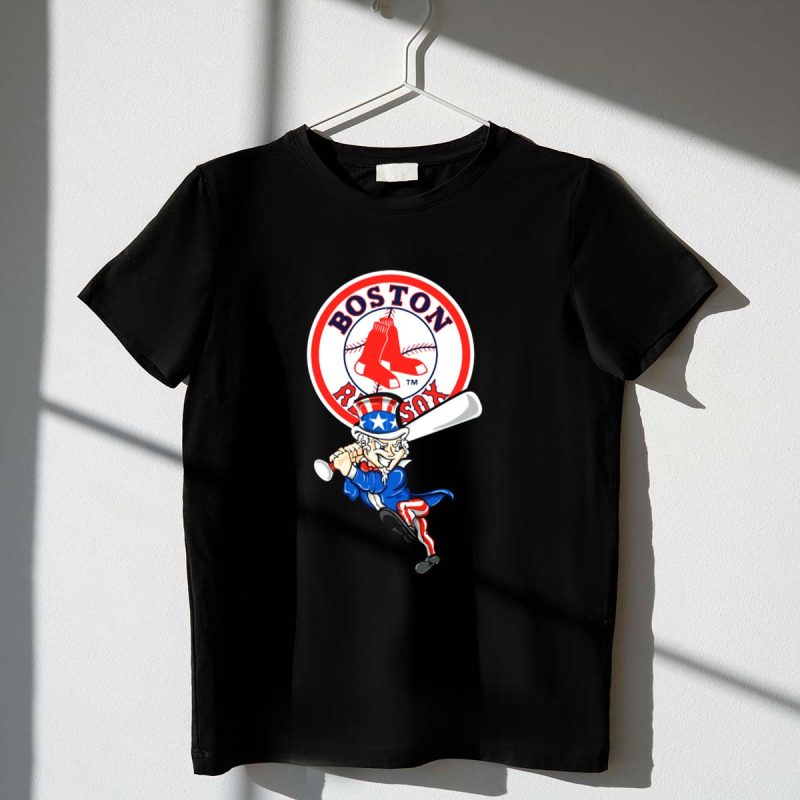 Boston Red Sox Uncle Sam 4th of July Baseball T Shirt t shirt 1 1