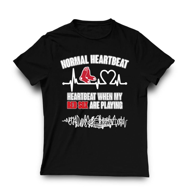 Boston Red Sox Heartbeat T-Shirt - Perfect for Game Day Fans - Image 3