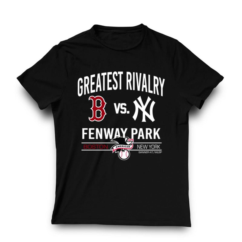 Boston Red Sox vs New York Yankees Rivalry T-Shirt - Fenway Park Design - Image 3
