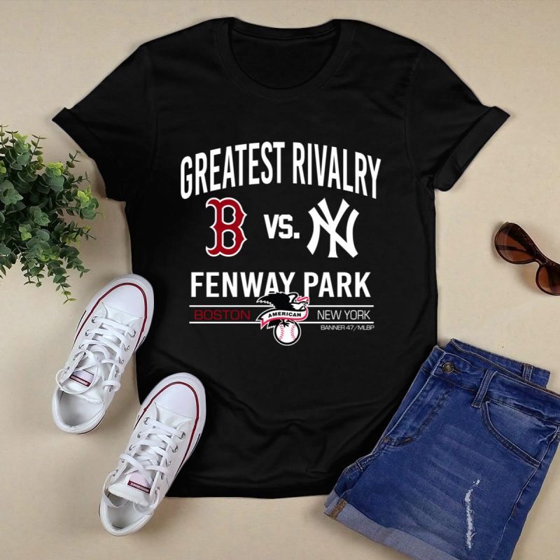 Boston Red Sox vs New York Yankees Rivalry T-Shirt - Fenway Park Design - Image 5