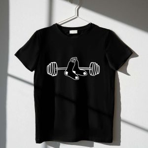 Boston Red Sox Weightlifting T-Shirt for Fitness Enthusiasts