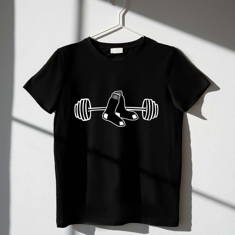 Boston Red Sox Weightlifting T-Shirt for Fitness Enthusiasts