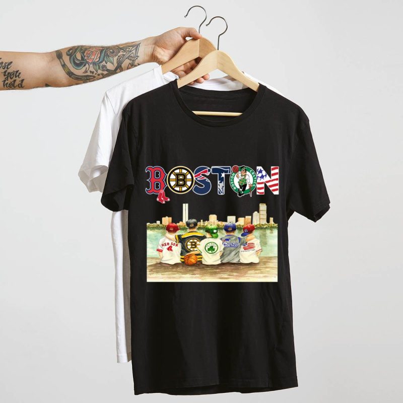 Chibi Boston Sports Teams T-Shirt - Red Sox, Bruins, Celtics, Patriots, Revolution - Image 4