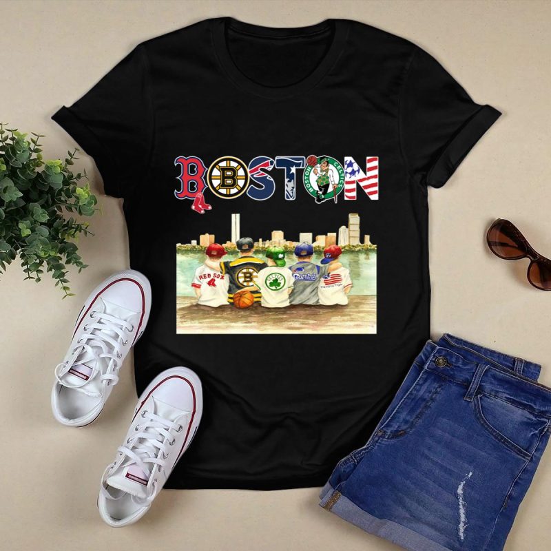 Chibi Boston Sports Teams T-Shirt - Red Sox, Bruins, Celtics, Patriots, Revolution - Image 5