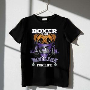 Boxer Colorado Rockies Fan T-Shirt – Perfect For Sports Enthusiasts
