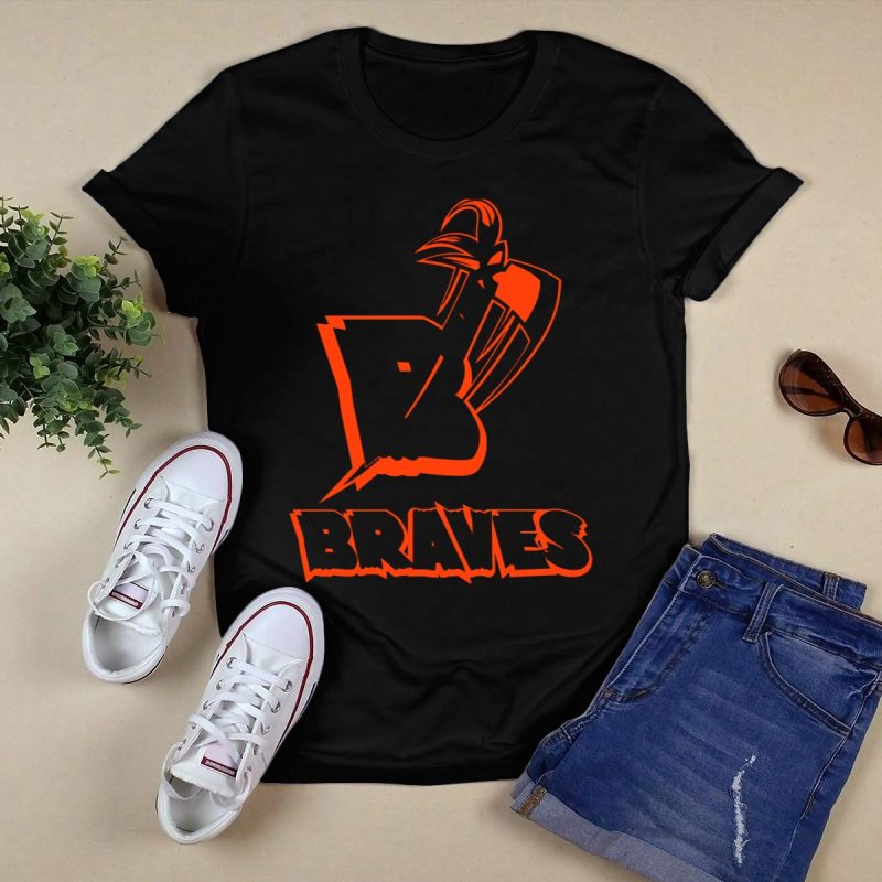Brave Braves Tribal Axe Graphic T-Shirt For Bold Style - Image 5