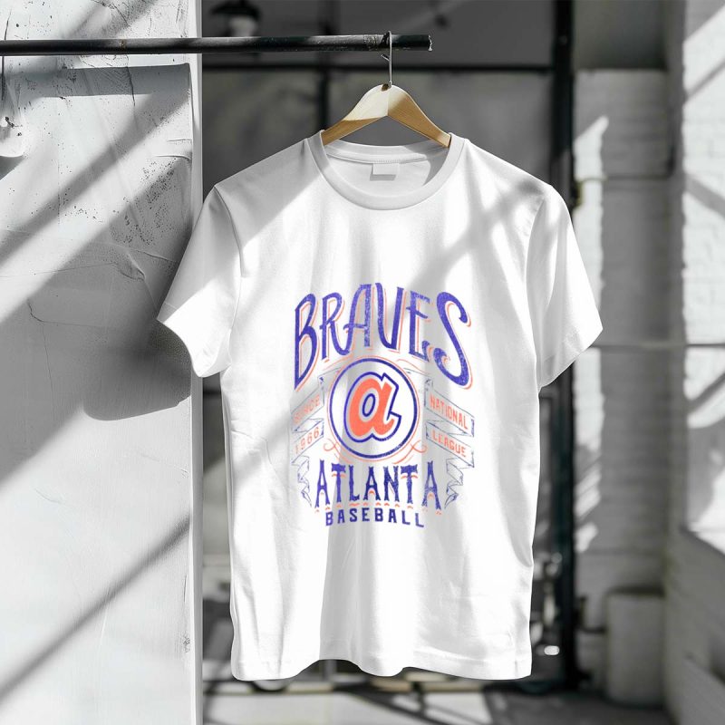 Atlanta Braves Baseball Since 1966 Vintage T-Shirt For Fans - Image 3