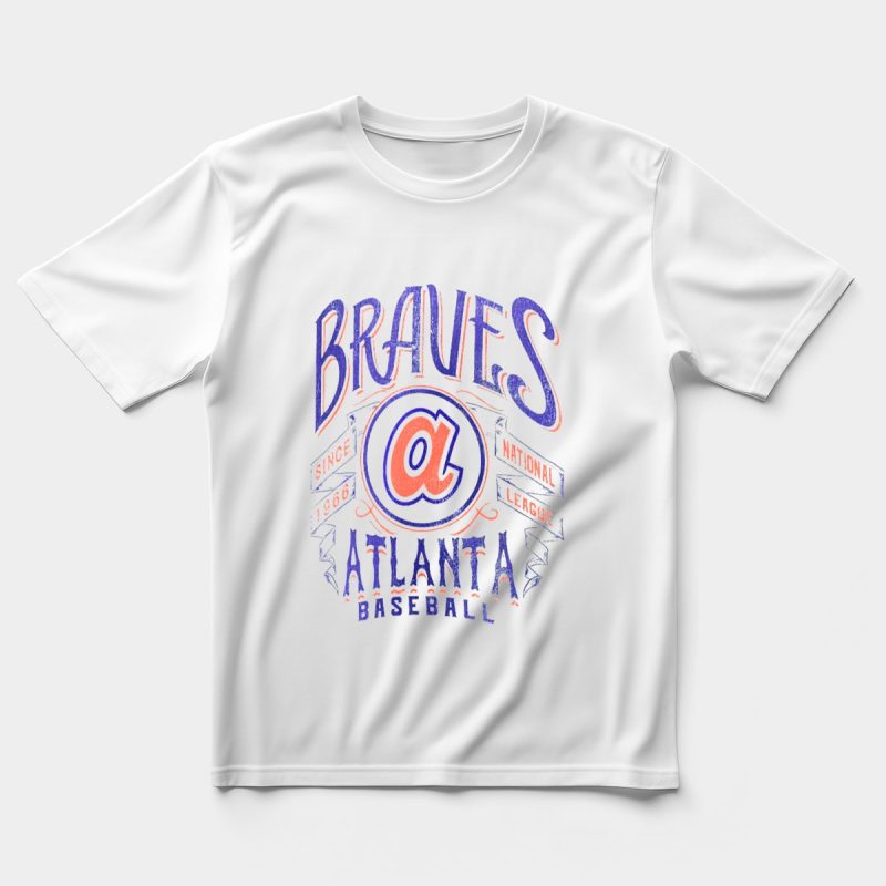 Atlanta Braves Baseball Since 1966 Vintage T-Shirt For Fans - Image 5