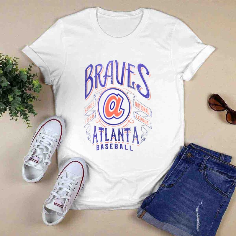 Atlanta Braves Baseball Since 1966 Vintage T-Shirt For Fans - Image 6
