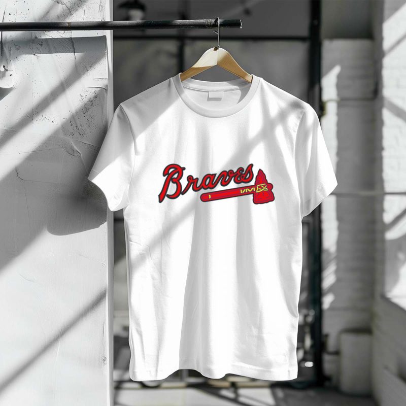 Atlanta Braves Tomahawk Emblem T-Shirt For Fans And Collectors - Image 3