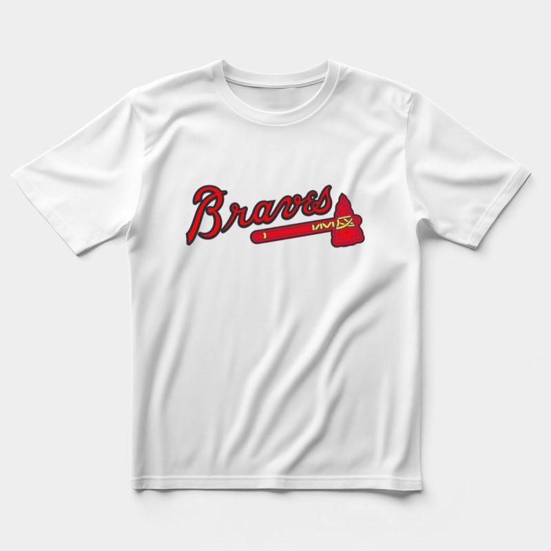 Atlanta Braves Tomahawk Emblem T-Shirt For Fans And Collectors - Image 5