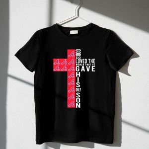 Braves Cross 'God So Loved The World' Graphic T-Shirt
