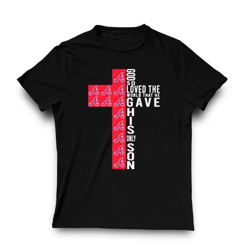 Braves Cross 'God So Loved The World' Graphic T-Shirt - Image 3