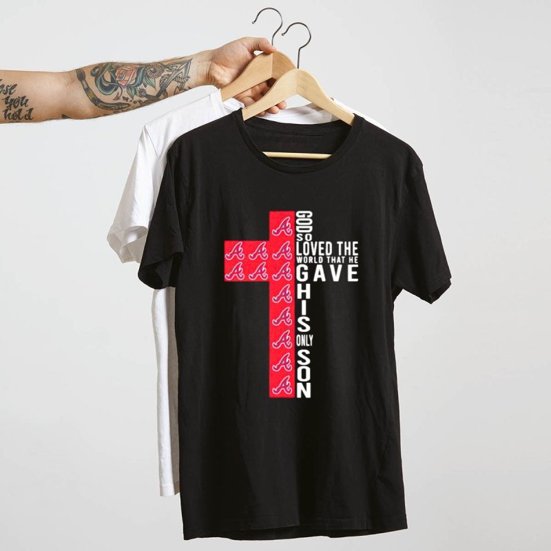 Braves Cross 'God So Loved The World' Graphic T-Shirt - Image 4