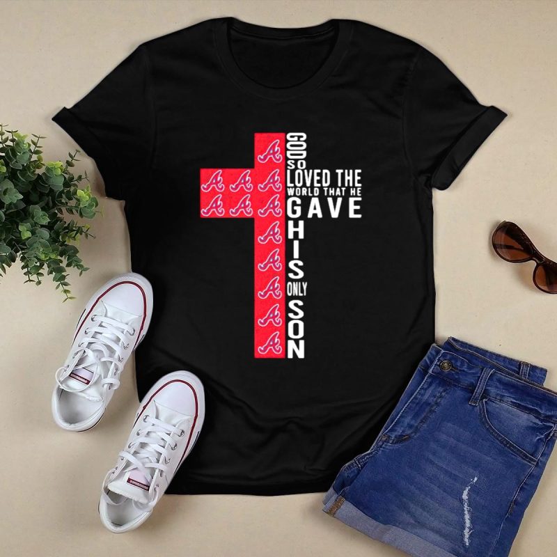 Braves Cross 'God So Loved The World' Graphic T-Shirt - Image 5