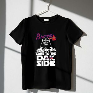 Braves Darth Vader Dark Side Fans T-Shirt | Unique Star Wars Apparel