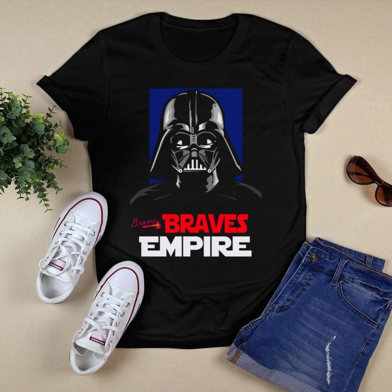 Braves Empire Darth Vader Graphic T-Shirt For Star Wars Fans - Image 5