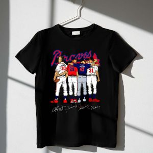 Legends Of Braves Baseball: Jones, Smoltz, Glavine, Maddux T-Shirt