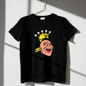 Braves King Baseball Crown Graphic T-Shirt For Fans
