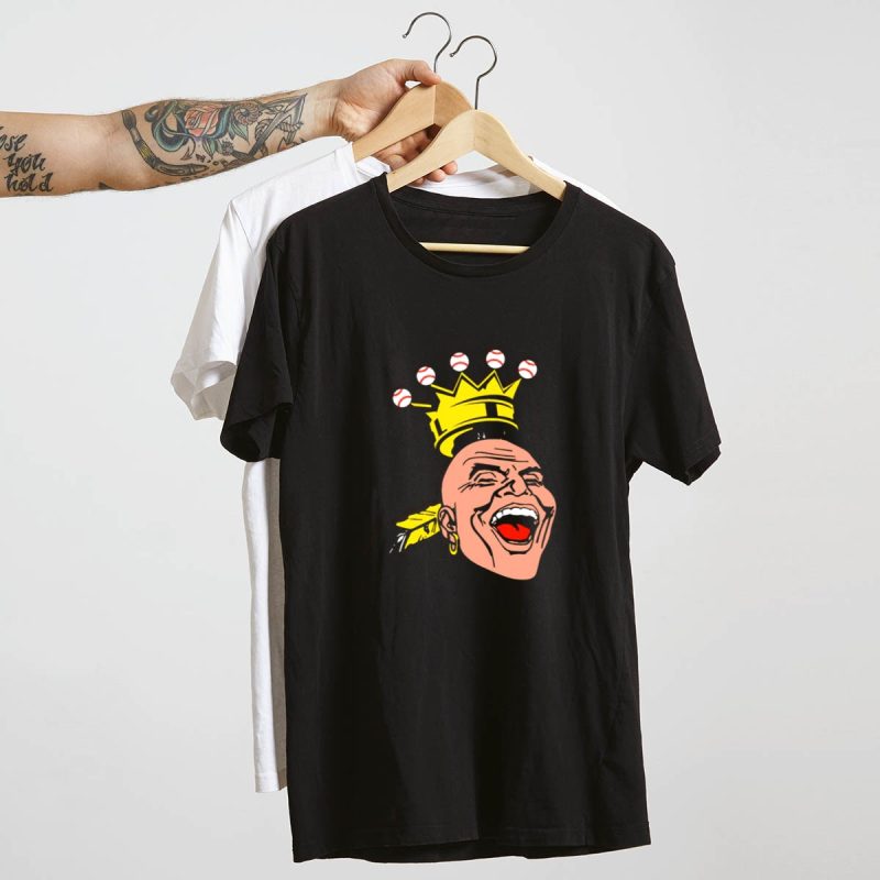 Braves King Baseball Crown Graphic T-Shirt For Fans - Image 4