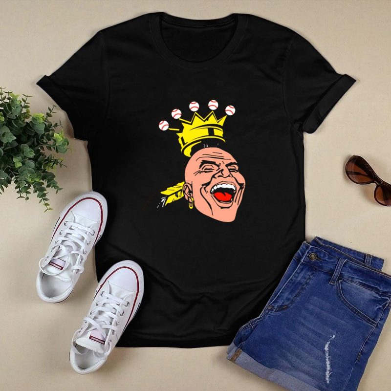Braves King Baseball Crown Graphic T-Shirt For Fans - Image 5