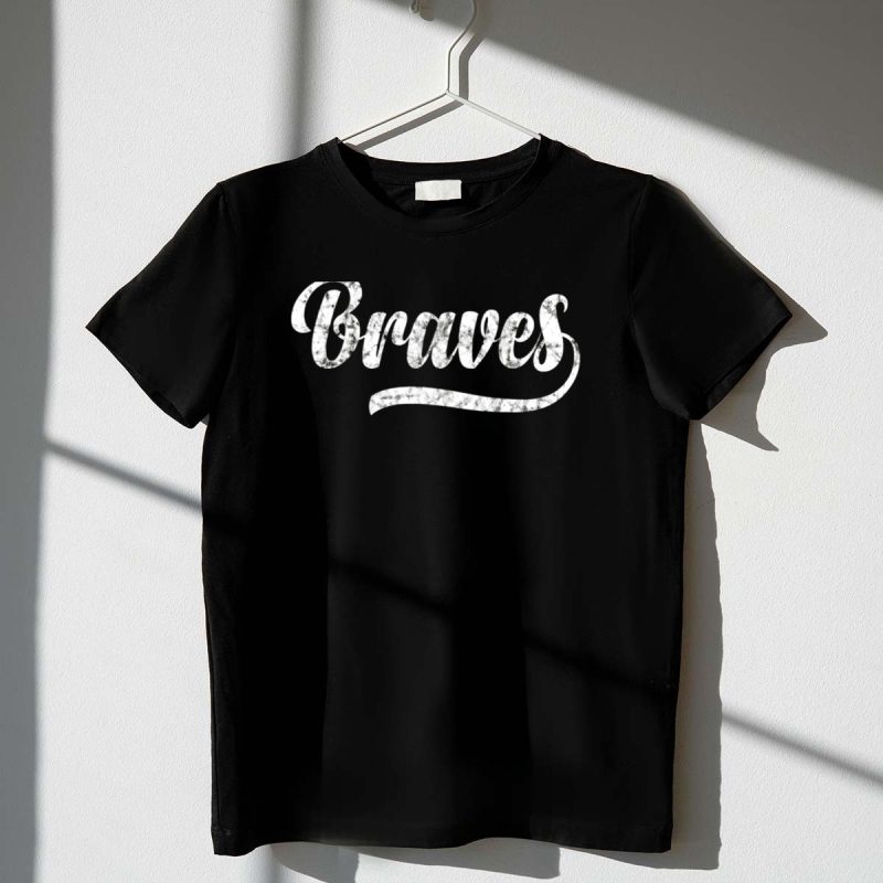 Vintage Braves Mascot T-Shirt | Retro Sports Team Apparel