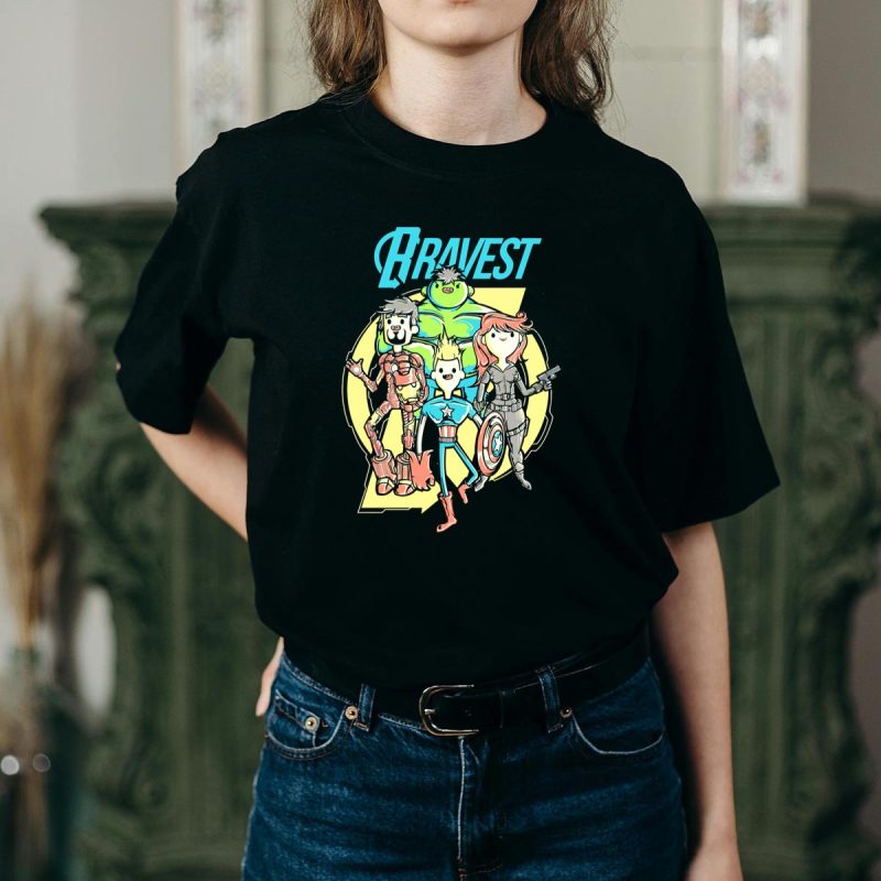 Bravest Heroes Adventure Assemble Characters T-Shirt For Fans - Image 2