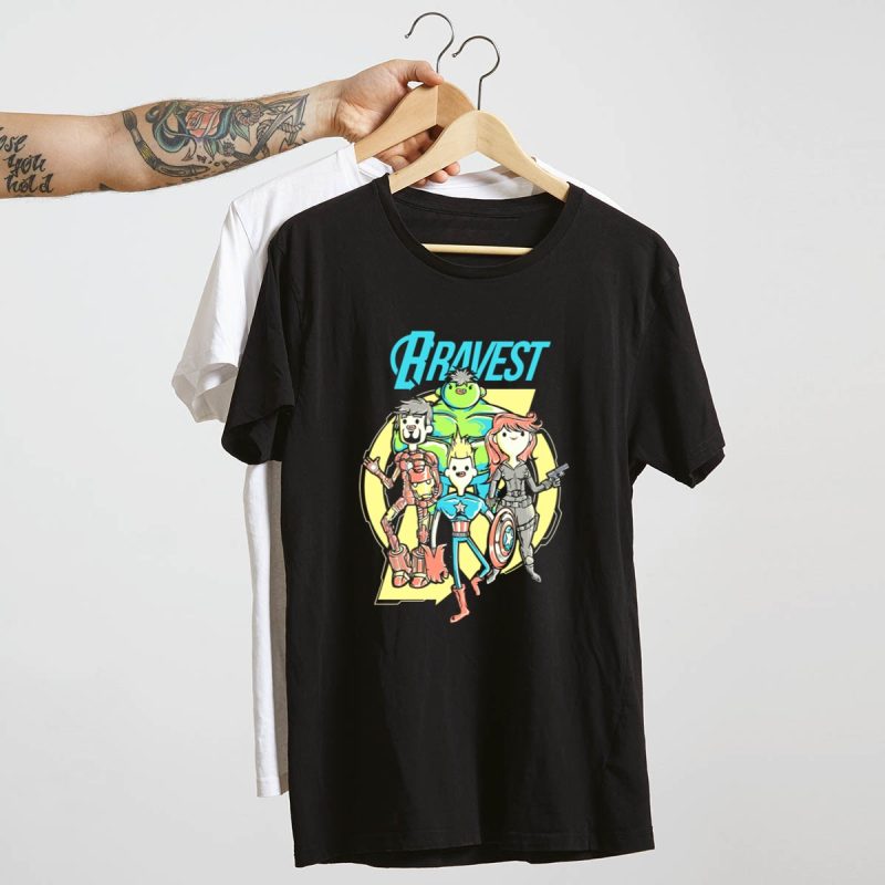 Bravest Heroes Adventure Assemble Characters T-Shirt For Fans - Image 4