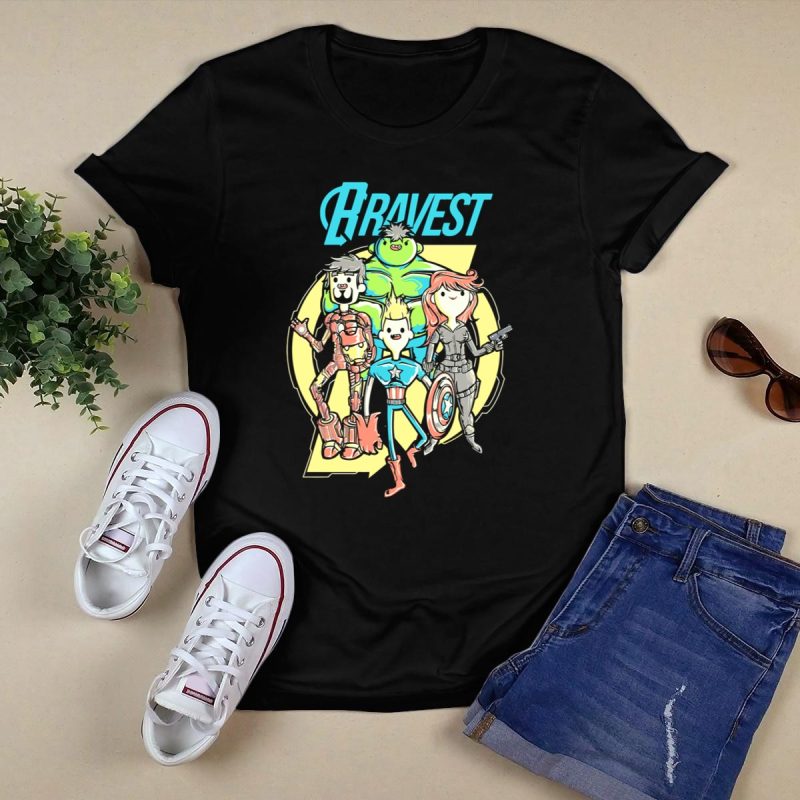 Bravest Heroes Adventure Assemble Characters T-Shirt For Fans - Image 5