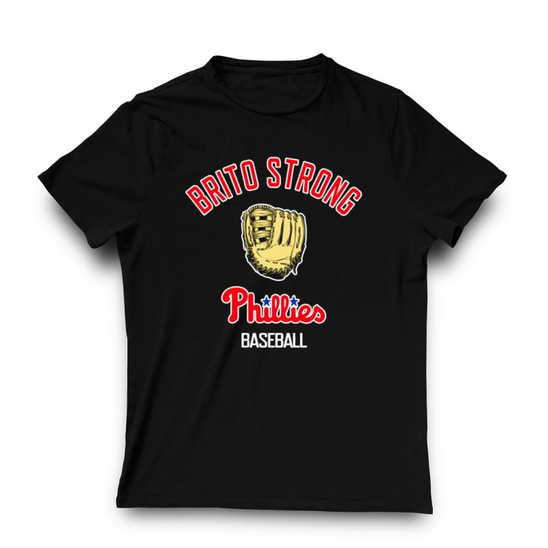 Brito Strong Phillies Baseball T-Shirt – Stylish Fan Gear for Every Game - Image 3