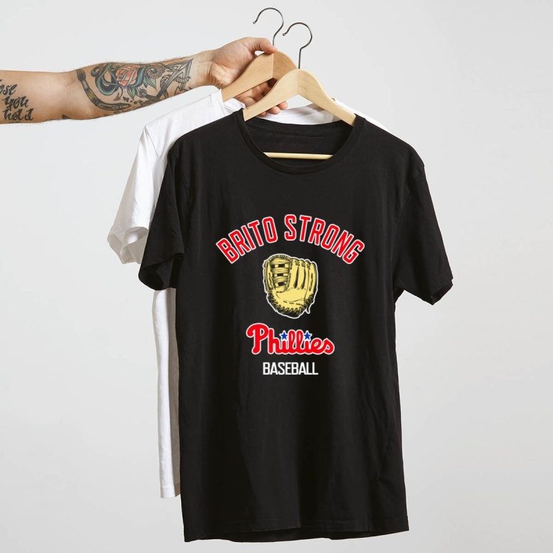 Brito Strong Phillies Baseball T-Shirt – Stylish Fan Gear for Every Game - Image 4