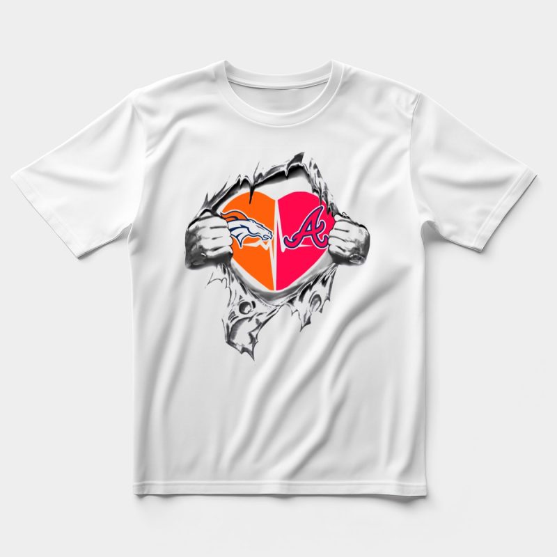 Broncos Heartbeat T-Shirt - Support Your Team In Style - Image 5