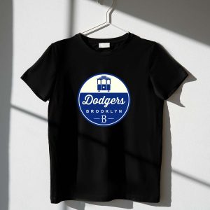Classic Brooklyn Dodgers Logo T-Shirt - Vintage Brooklyn B Design