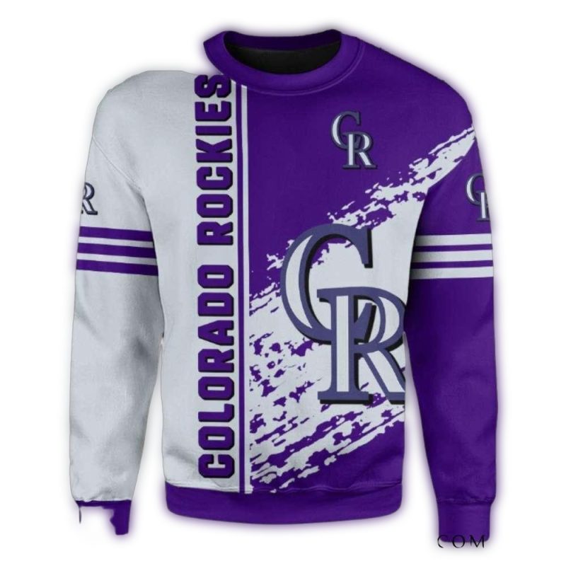 Brushstroke Stripe Colorado Rockies Ugly Sweater 1