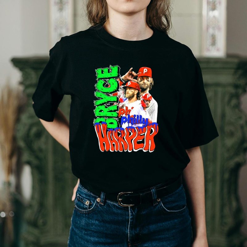 Bryce Harper Chosen One T-Shirt - Red Cap Design for Phillies Fans - Image 2