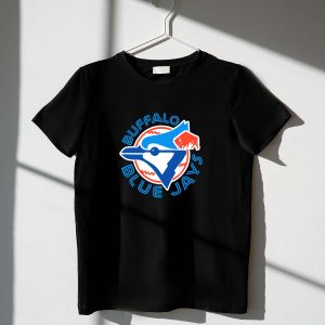 Buffalo Blue Jays Baseball T-Shirt With Bill Buffalo Graphic Design