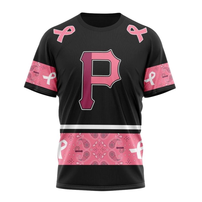Pittsburgh Pirates In October We Wear Pink Breast Cancer All-Over Print T-Shirt