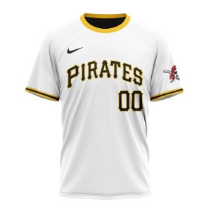Personalized Name and Number Pittsburgh Pirates Logo In My Heart All-Over Print T-Shirt