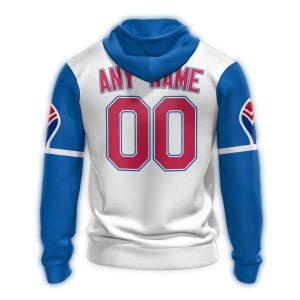 Custom Atlanta Braves White And Blue All-Over Print Hoodie