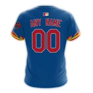 Personalized Atlanta Braves Blue All-Over Print T-Shirt For Fans And Collectors