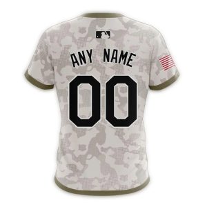 Custom New York Yankees Armed Forces Day All-Over Print T-Shirt