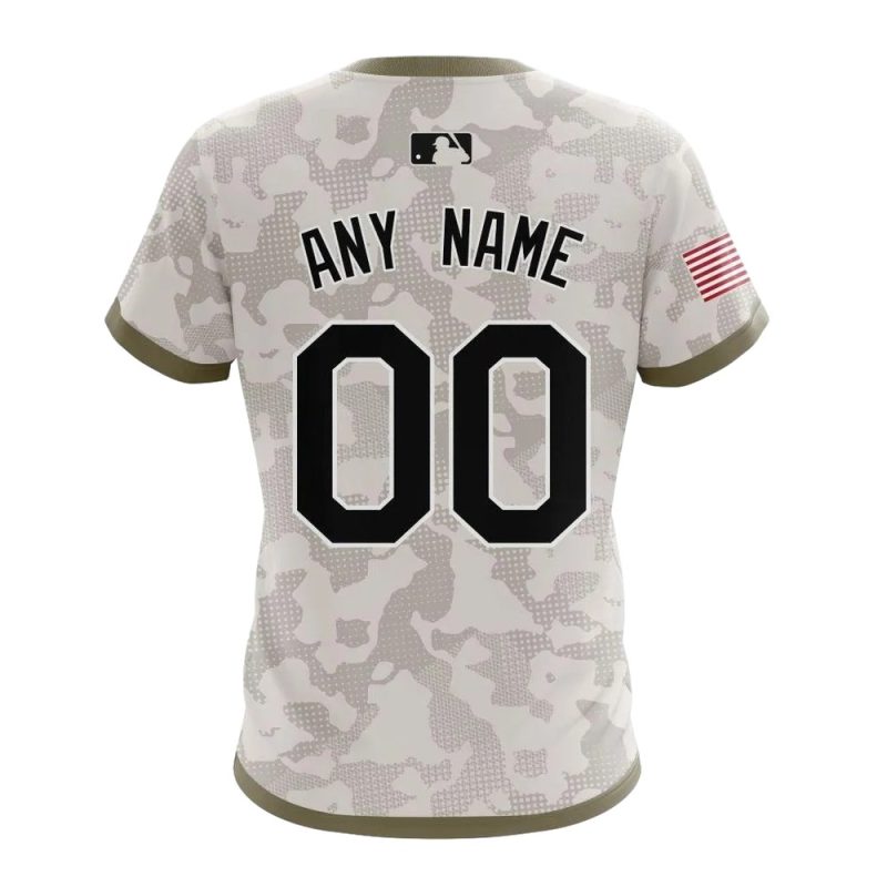 Personalized Name and Number Pittsburgh Pirates Special Armed Forces Day All-Over Print T-Shirt - Image 2