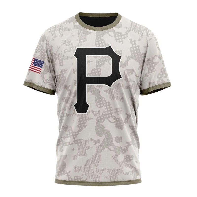 Personalized Name and Number Pittsburgh Pirates Special Armed Forces Day All-Over Print T-Shirt