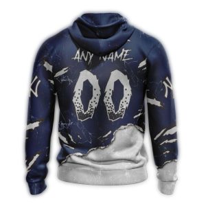Custom New York Yankees Jack O' Lantern Halloween All Over Print Hoodie